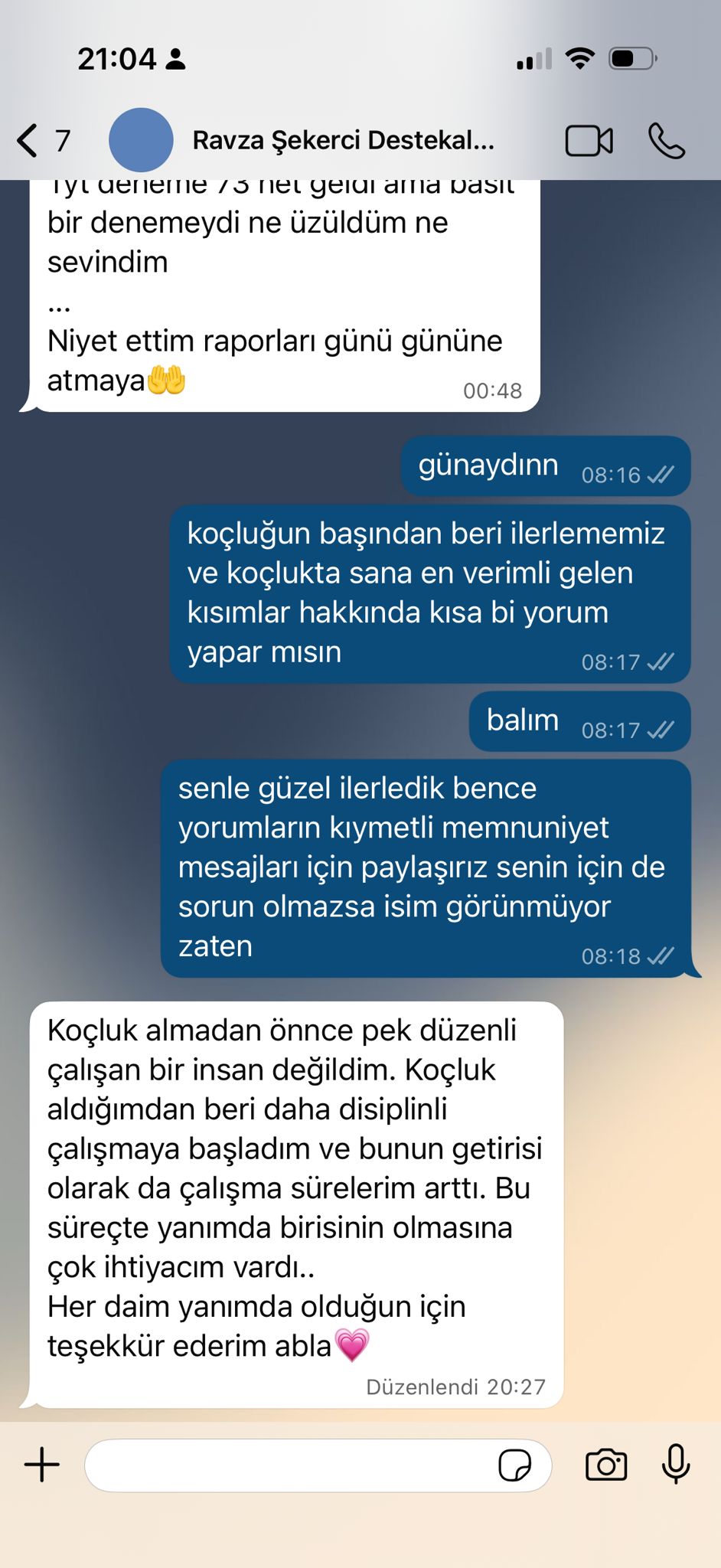 Öğrenci paylaşımı