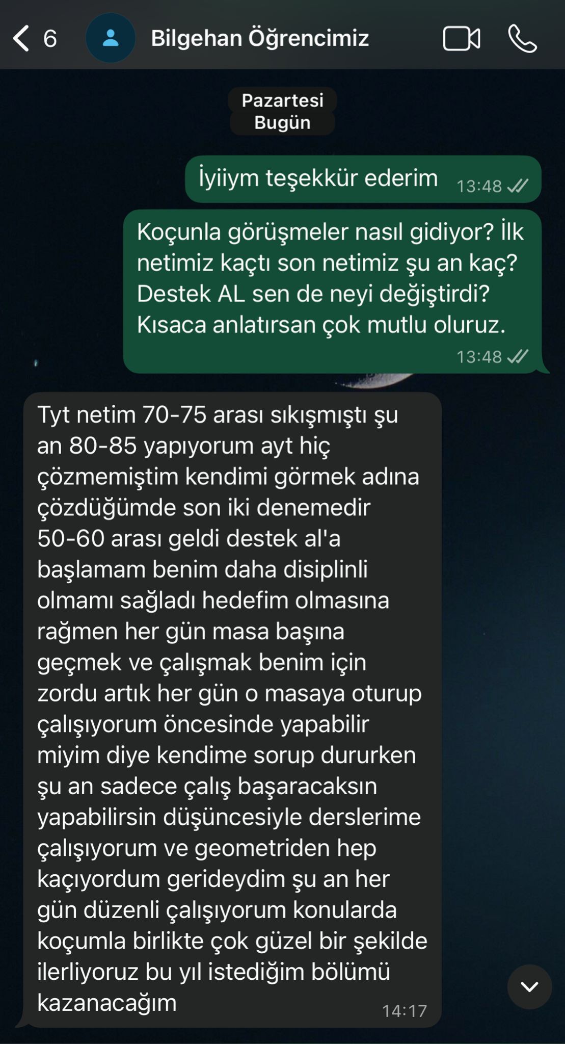 Öğrenci paylaşımı